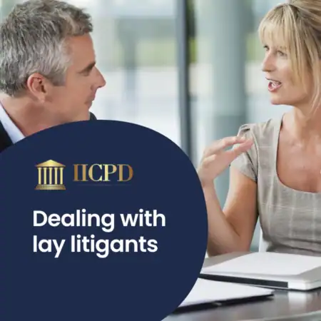 Dealing with lay litigants