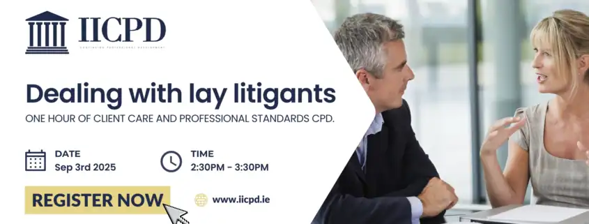 Dealing with lay litigants