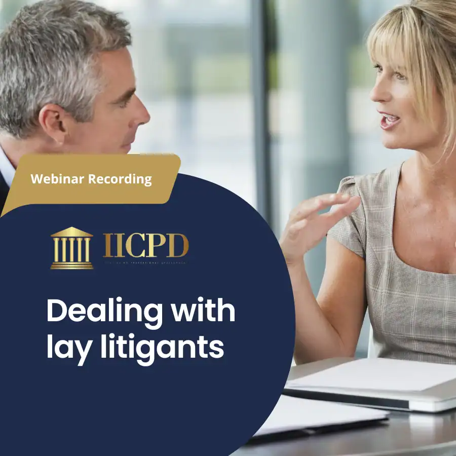 Rec Lay Recording | Dealing with lay litigants - Irish Institute of Continuing ...